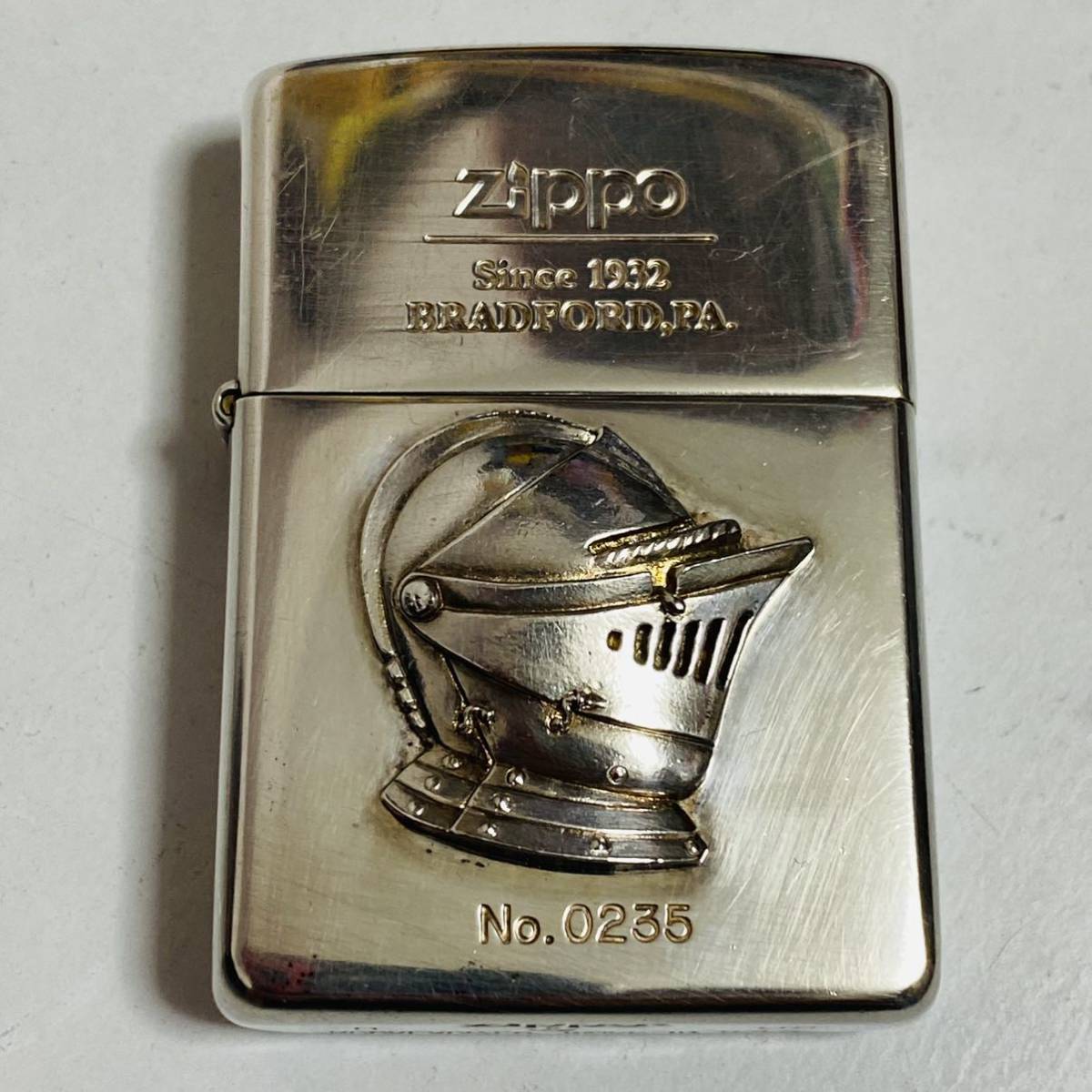 開店記念セール! 【中古品】Zippo ジッポー Armor Heavy Wall 甲冑