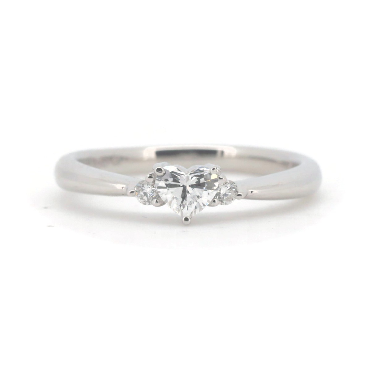婚約指輪 シンプル ダイヤモンド プラチナ 0.2カラット 鑑定書付 0.276