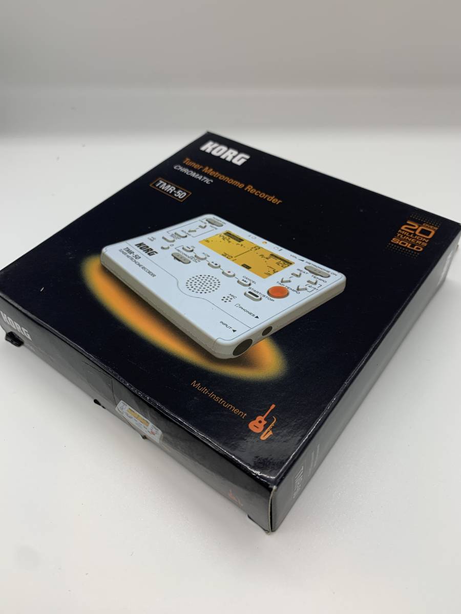 KORG チューナー メトロノーム レコーダー TMR-50　コルグ　TUNER METRONOME RECORDER ホワイト #220821y-i215