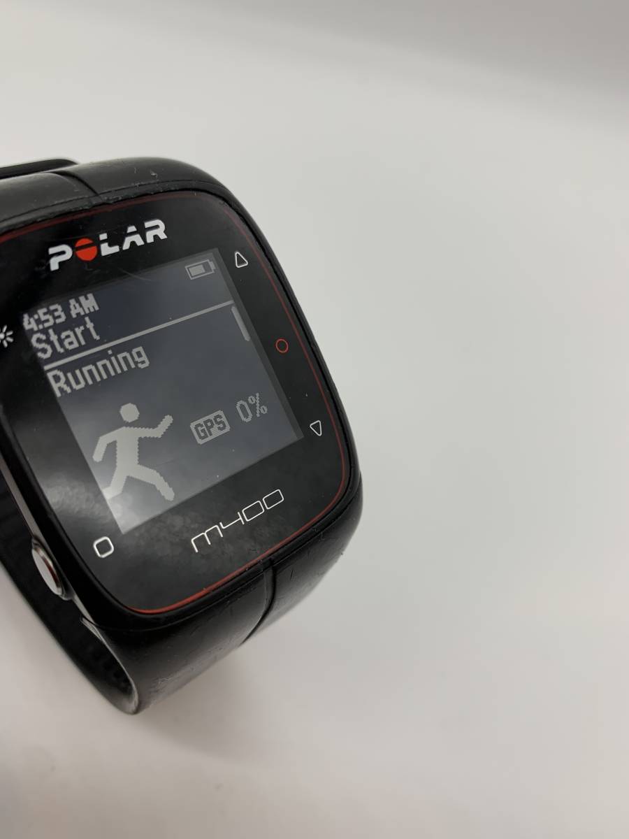 POLAR polar GPS heart rate meter measurement with function wristwatch M400 #220822y-i283