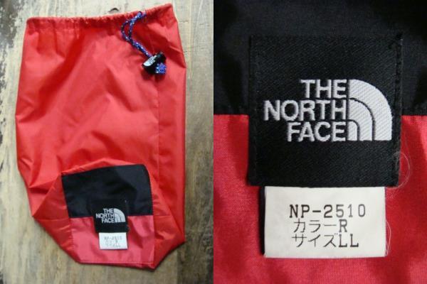 THE NORTH FACE ノースフェイス NP-2510 GORE-TEX レインウェア上下 赤×黒 (LL)_画像10