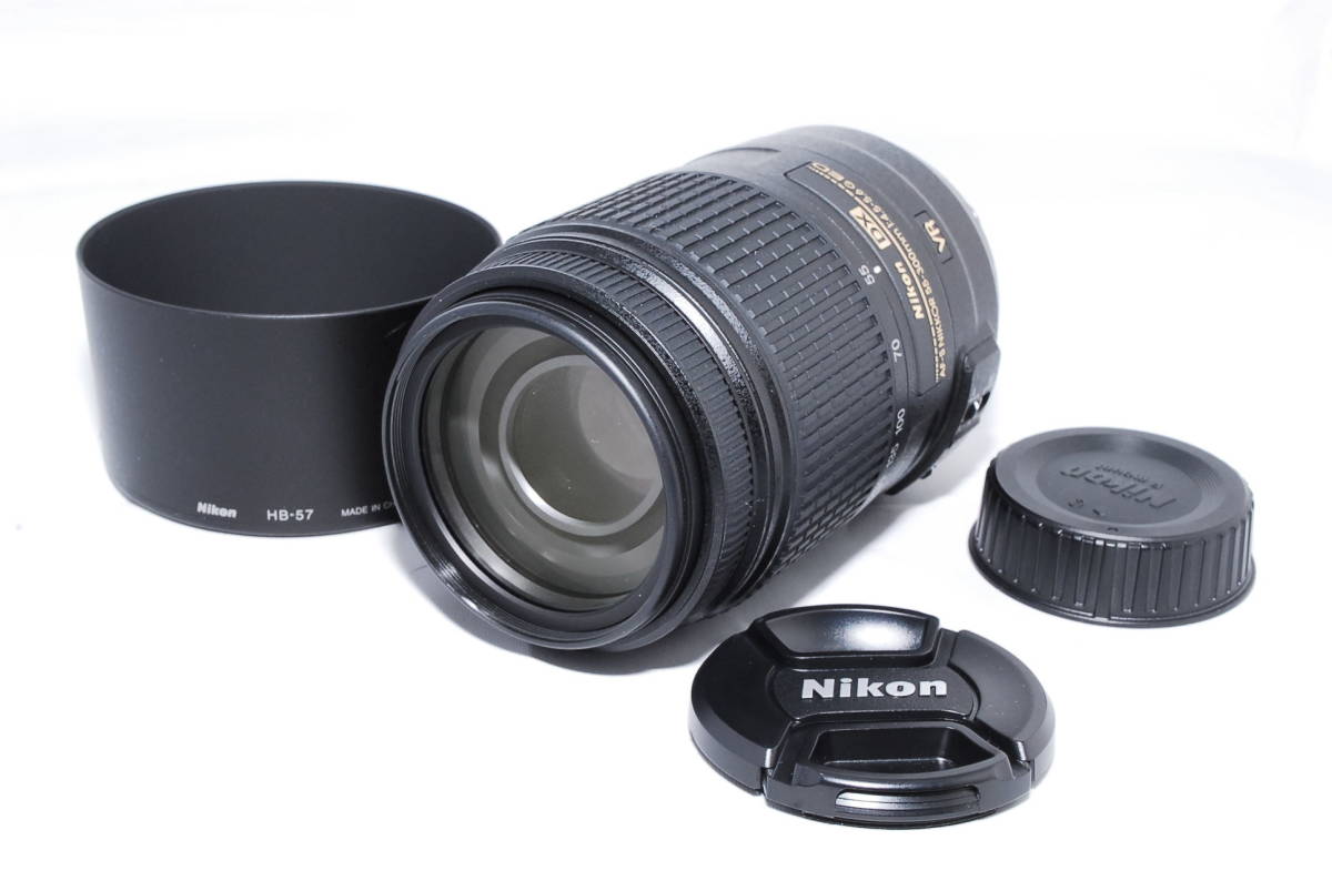 ☆新品級☆ Nikon ニコン 望遠ズームレンズ AF-S DX NIKKOR 55-300mm f