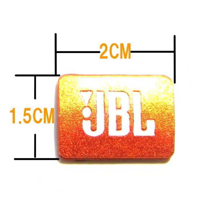 オレンジ　4枚セット　JBLステッカー JBLスピーカーエンブレム_画像2