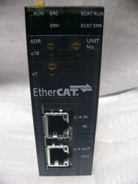 ★動作保証美品★ OMRON PLC CJ1W-ECT21 EtherCAT スレーブユニッ_画像1