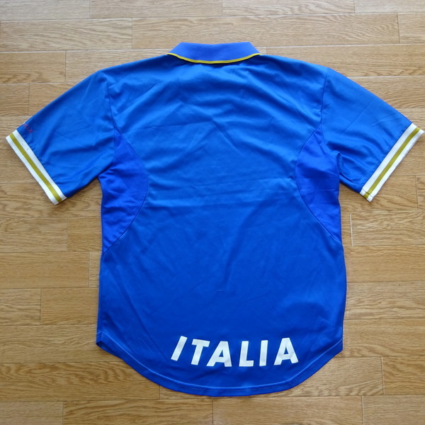 イタリア代表 96-97 ナイキ 英国製 ユニフォーム(ホーム) L ワールド