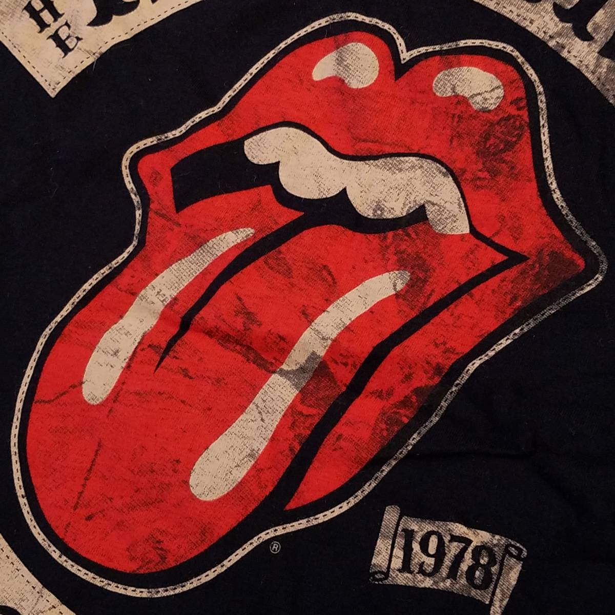 魅惑のバンドT特集! 未使用『THE ROLLING STONES ザ・ローリングストーンズ』半袖Tシャツ 2015年コピーライト 英国製 ブラック S／ロックT_画像6