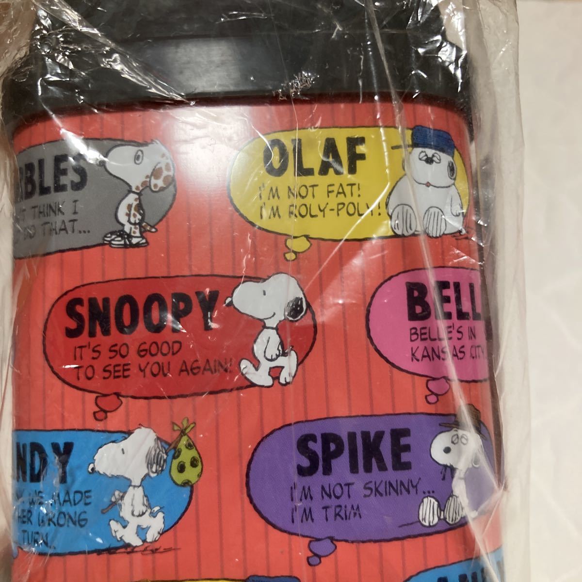  Snoopy * dumpster lot gift waste basket 70YEARS