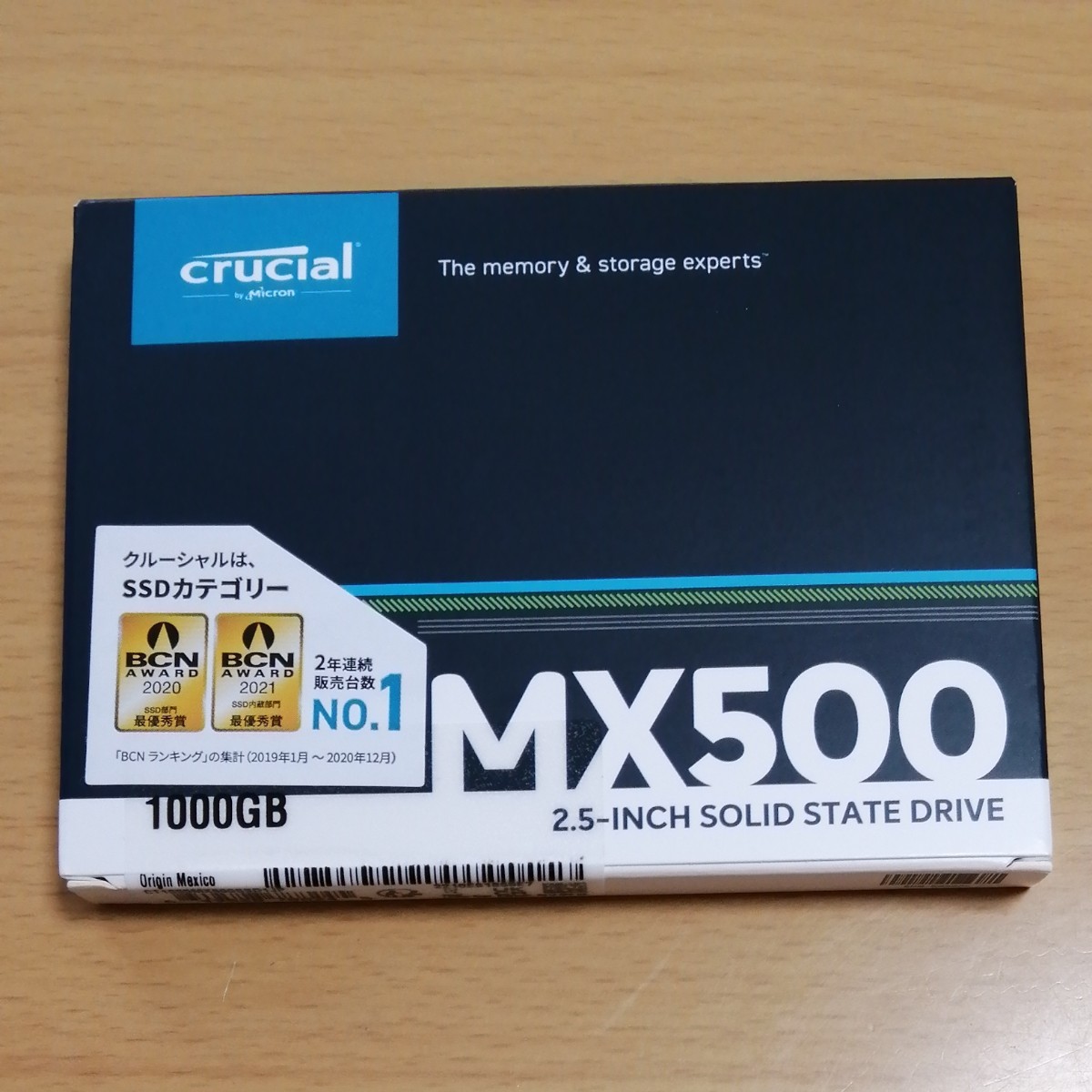 Crucial Crucial 3D NAND TLC SATA 2.5inch SSD MX500シリーズ 1.0TB
