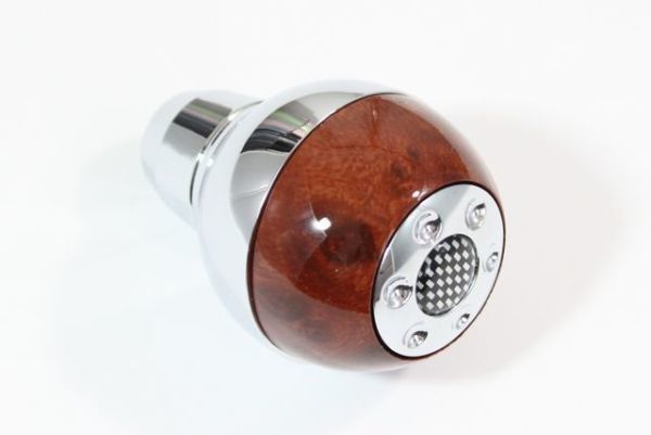  Suzuki Every van (DA17V) installation example equipped wood style is limitation color all-purpose AT shift knob push type type3 MT car manner . metamorphosis! wood grain 