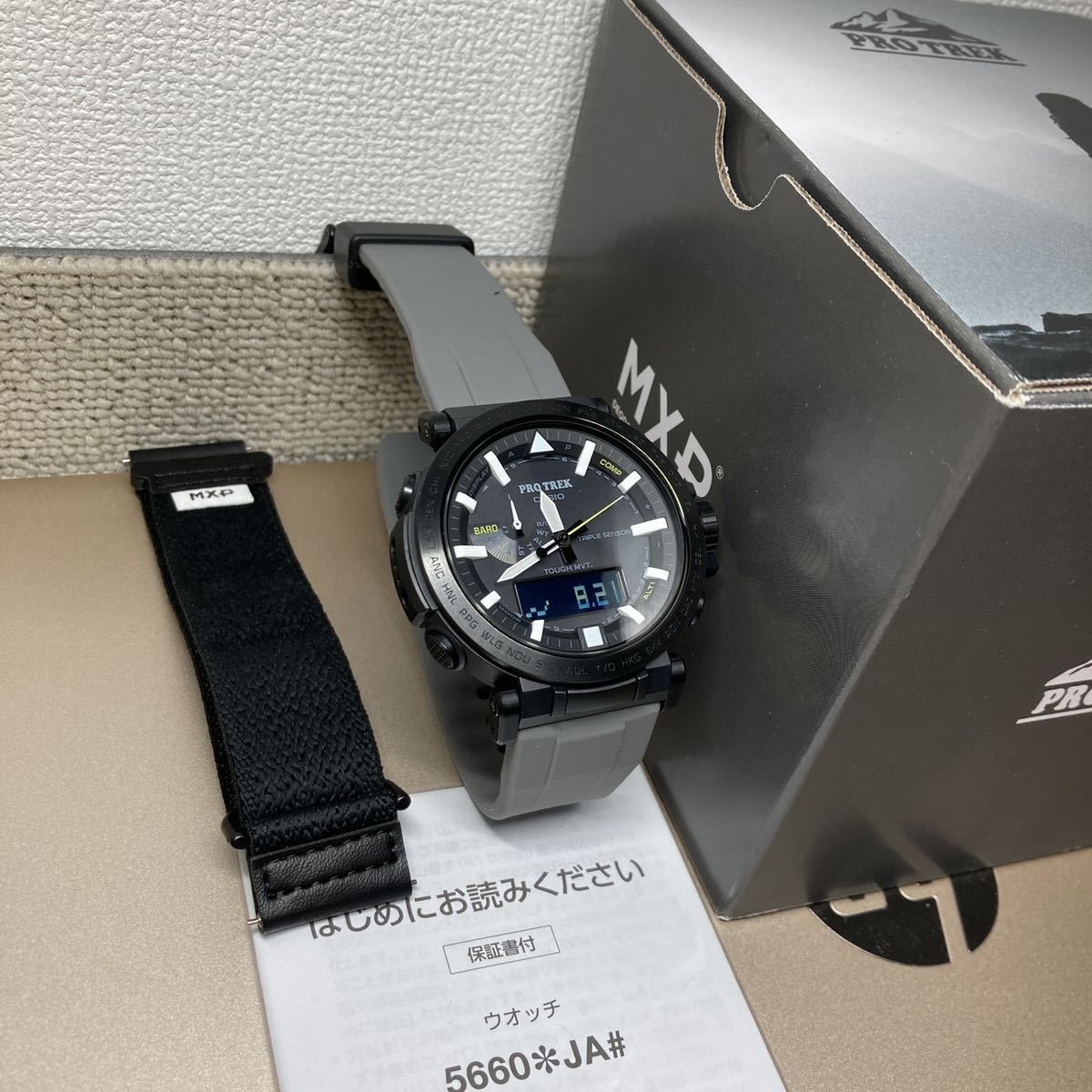 カシオ CASIO プロトレック PRO TREK PRW-6620 MXPバンド【品
