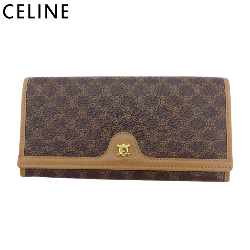 CELINE マカダム柄がま口財布 二つ折り財布 M10 | www.jarussi.com.br
