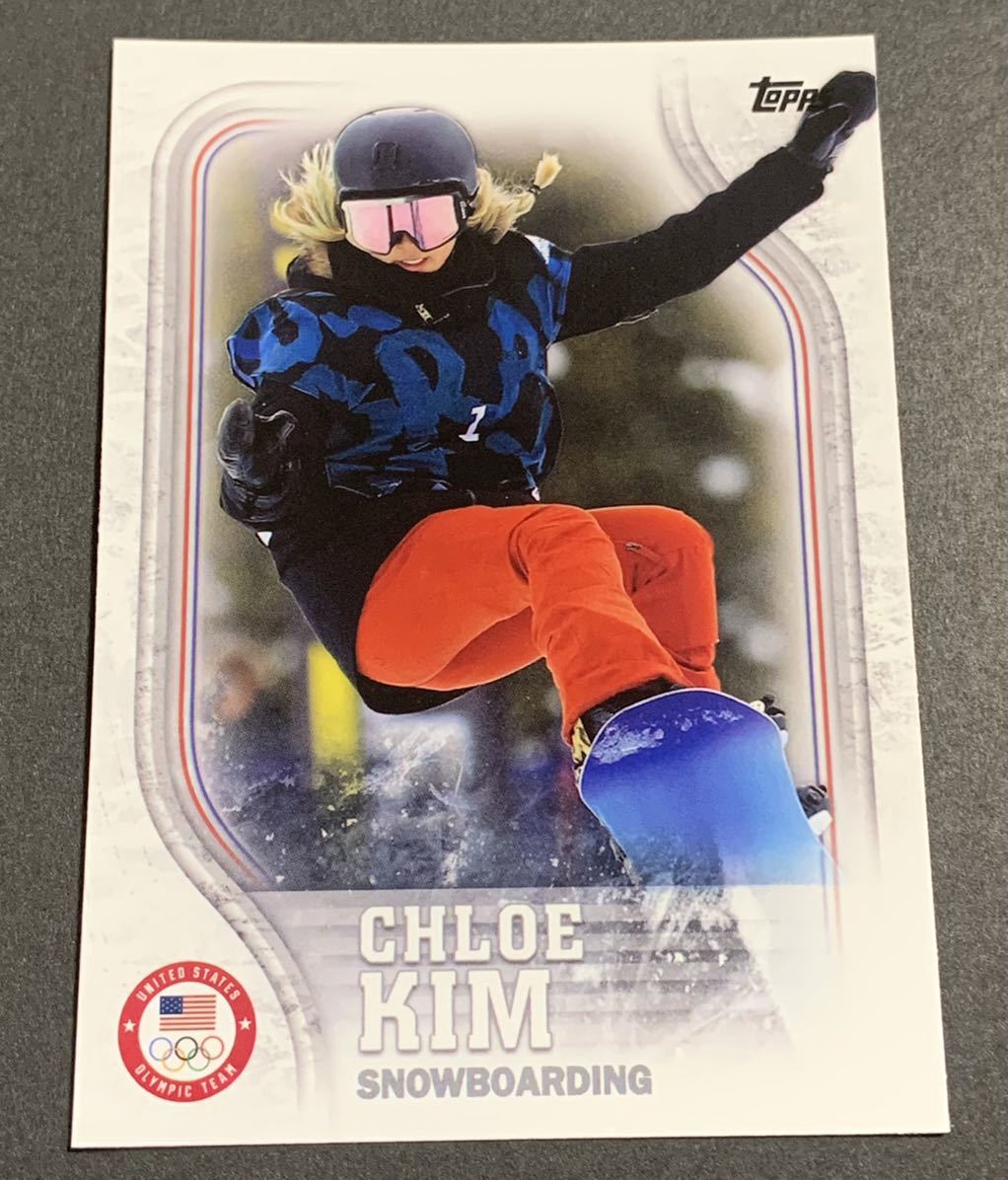 2018 Topps Olympic Chloe Kim USA-33 RC Rookie クロエキム　ルーキー　オリンピック