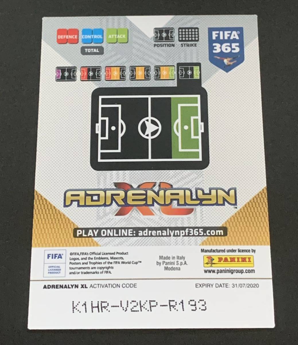 Panini Adrenalyn XL FIFA 365 Cavani Mbappe Neymar JR PSG カバーニ　ムバッペ　ネイマール　パリサンジェルマン_画像2