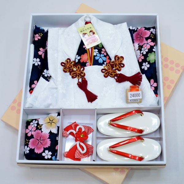  "Семь, пять, три" три лет женщина . кимоно hifu предмет полный комплект сделано в Японии ... ангел .. земля 3 лет 3 лет три лет девочка праздничная одежда новый товар ( АО ) дешево рисовое поле магазин NO24000