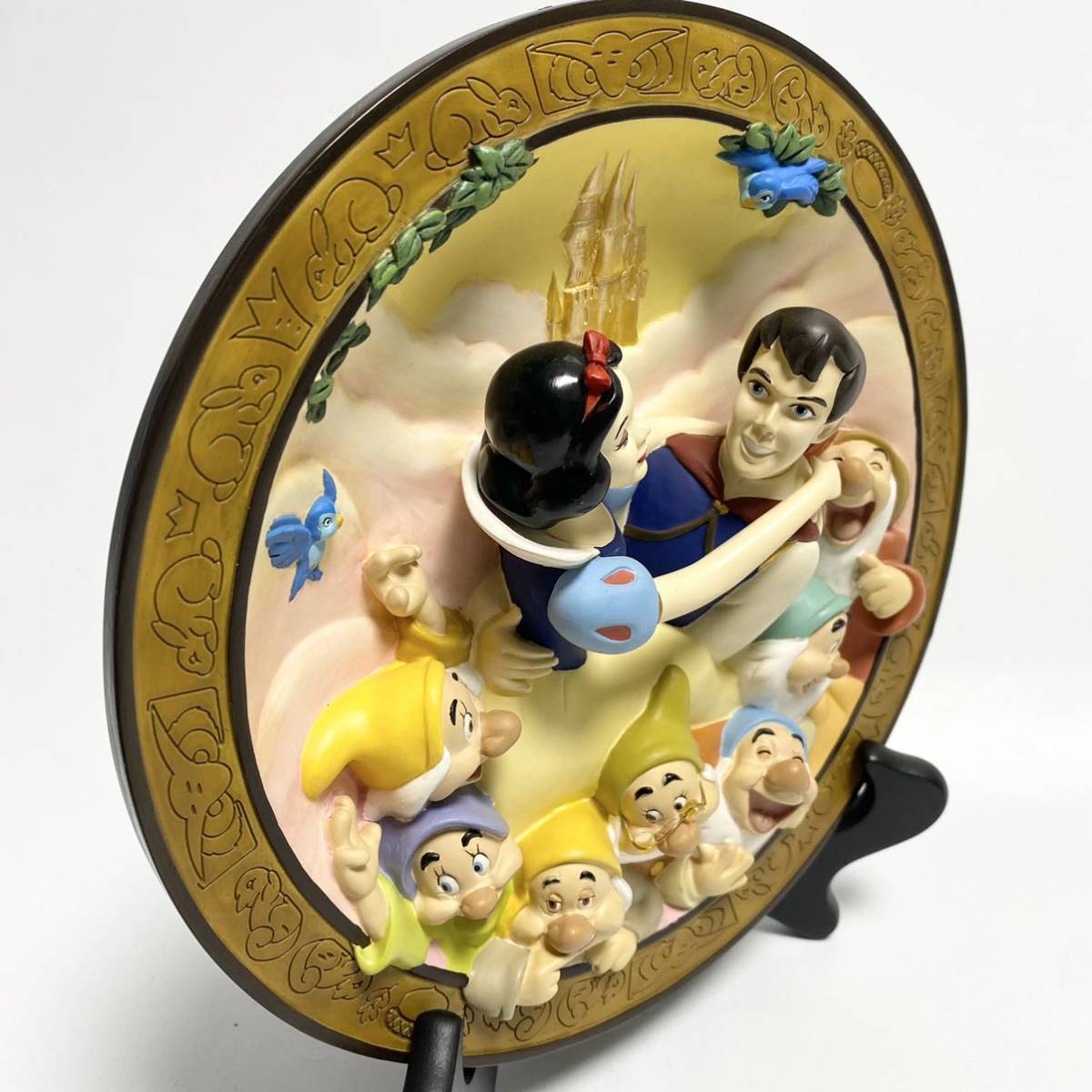 Yahoo!オークション - 限定品 ディズニー 白雪姫 3Dプレート飾り皿