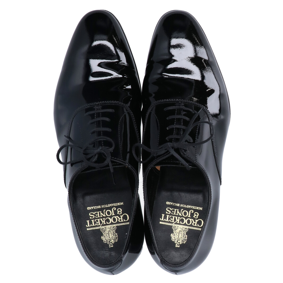 美品/ CROCKETT&JONES クロケット&ジョーンズ CHEAM パテントレザー