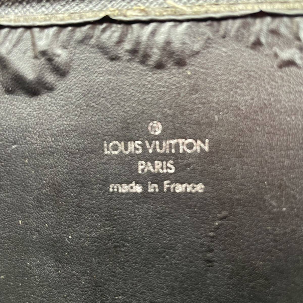 【美品】ルイヴィトン Louis Vuitton メンズ タイガ ポルトドキュマン ロザン アルドワーズ 黒 ビジネスバッグ１円 定価約33万_画像10