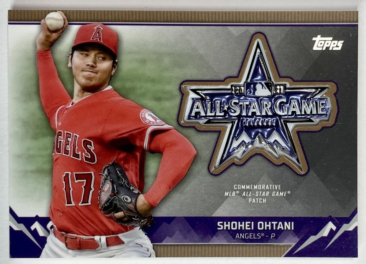 激レア!イチロー 大谷翔平 パッチカード topps ichiro ohtani