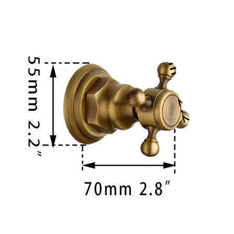 5種類の中から選べる アンティーク真鍮 2個セット 蛇口 水栓 ミキサー ハンドル 耐久性 ユニーク キッチン 浴室 ホット&コールド：gb61_画像3