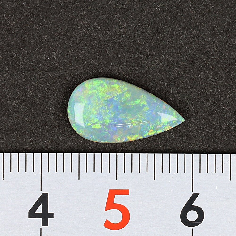  natural opal card judgement document attaching 2.435ct pair Shape kaboshon cut unset jewel case attaching 