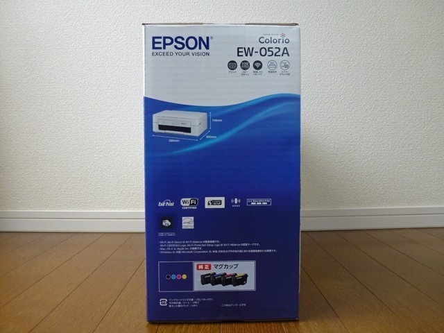 新品　EW-052A　エプソン インクジェットプリンター　EPSON　インク（MUG-4CL）なし　 カラリオ  Colorio