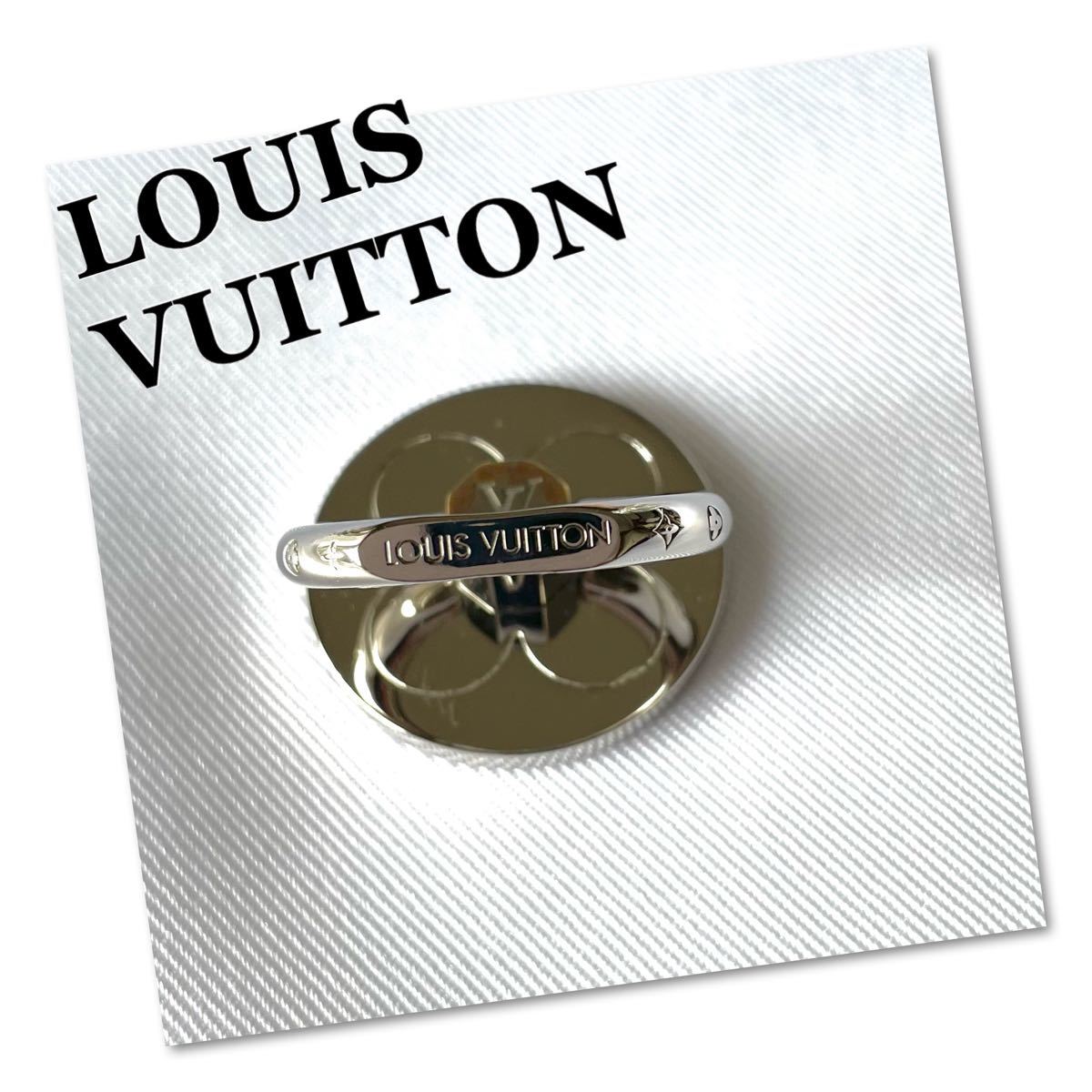 ルイ ヴィトン LOUIS VUITTON モノグラム フラワー スマホリング