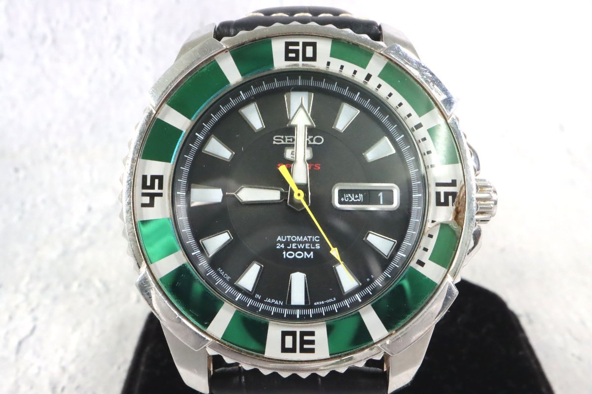 Yahoo!オークション - 現稼働品 SEIKO 5 SPORTS AUTOMATIC 24 Yahoo!オークション - 現稼働品 SEIKO 5 SPORTS AUTOMATIC 24