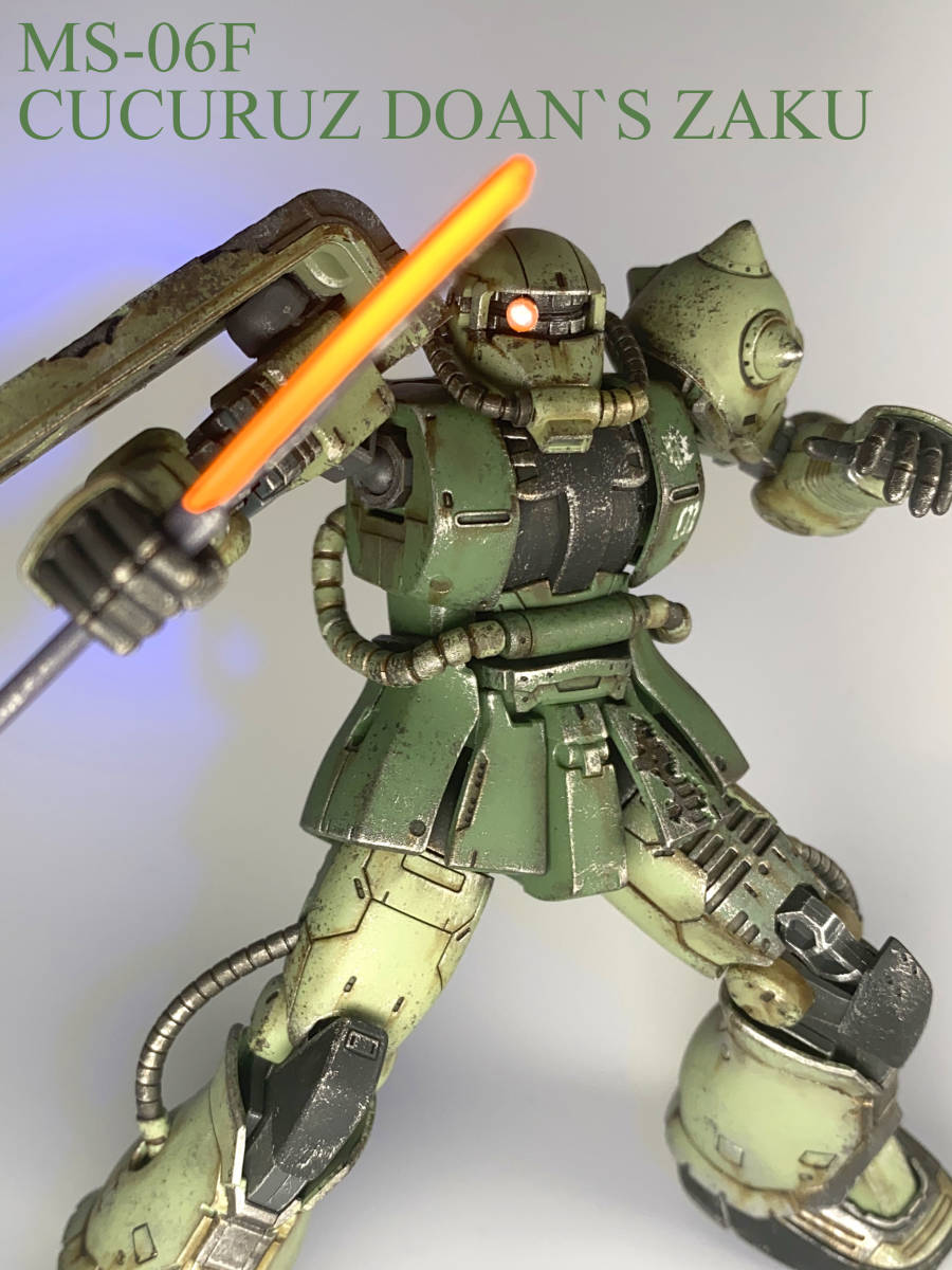 ＨＧ 1/144 ドアン専用ザク 塗装済み完成品 機動戦士ガンダム ククルス