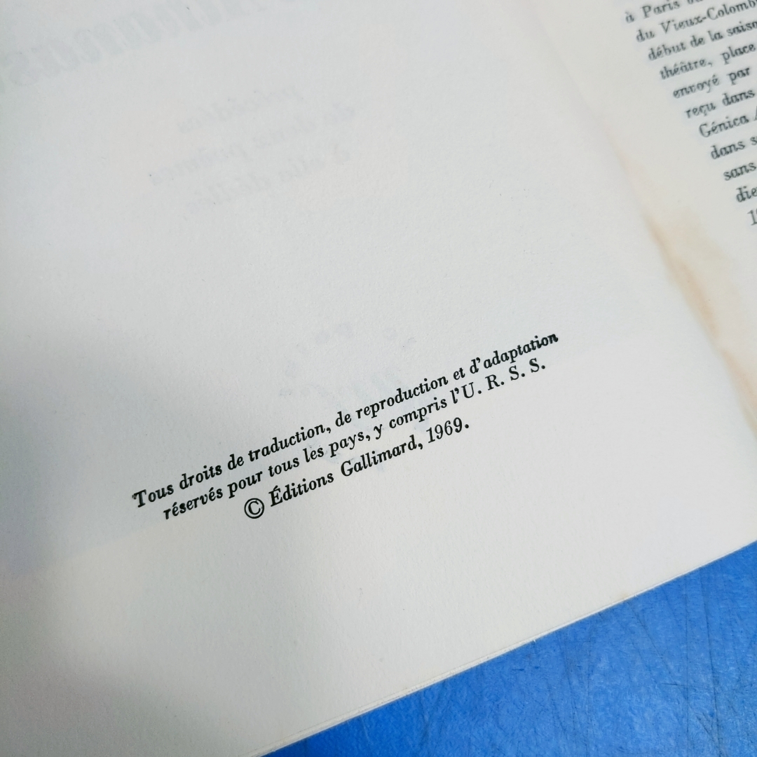 「アルトーのジェニカ・アナタジウへの手紙 1969 Lettres a Genica Athanasiou Antonin Artaud Editions Gallimard」_画像3