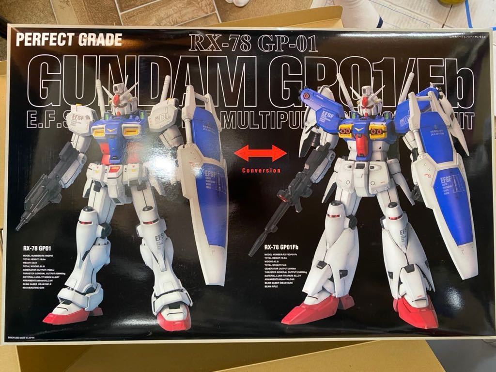 PG 1/60 RX-78GP01/Fb ガンダムGP01 ゼフィランサス フルバーニアン パーフェクトグレード GUNDAM ガンプラ 未組立 機動戦士 初回生産分_コンパチモデルです♪やっぱ換装したいよね