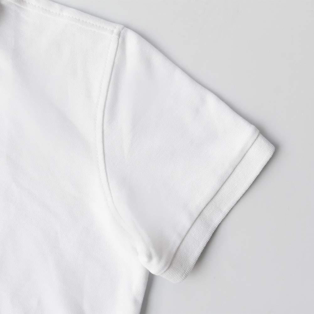 新品未使用 MCULIVOD ポロシャツ 半袖 レディース スリム スポーツウェア ゴルフウェア 鹿の子 ボタンダウン (色：ホワイト、サイズ：M)_画像4
