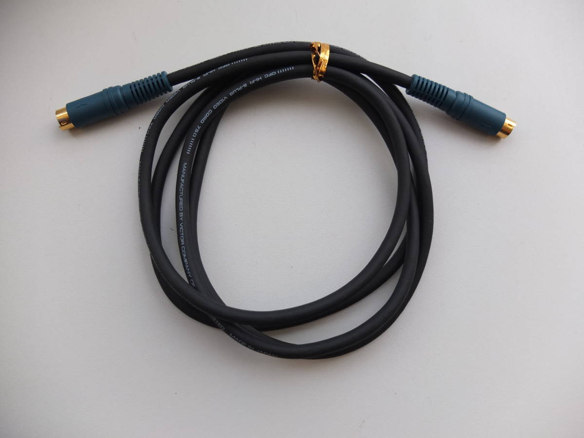 JVC S терминал изображение кабель 1.6m высококлассный наконечник позолоченный specification сделано в Японии 