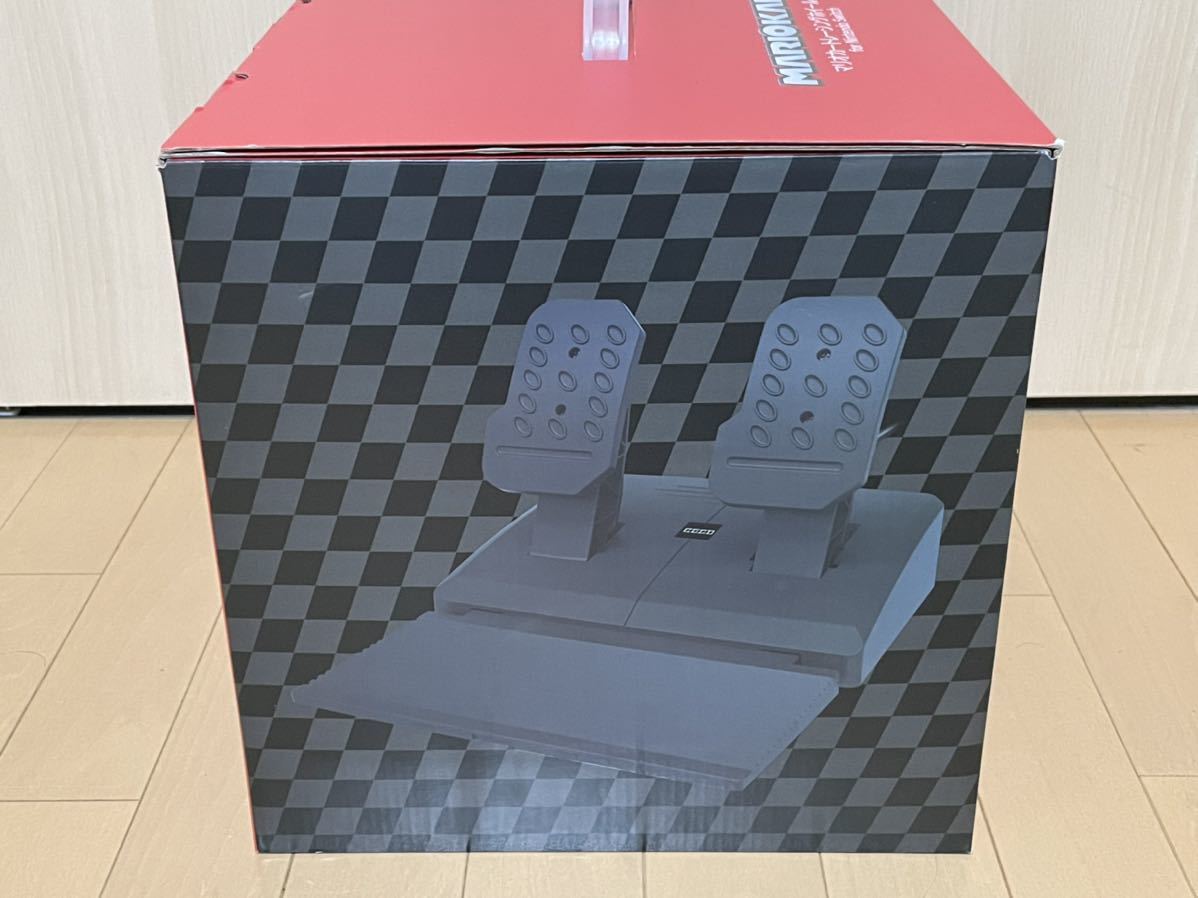 【任天堂ライセンス商品】HORI ホリ マリオカートレーシングホイール DX for Nintendo Switch 箱・説明書・付属品完備_画像4
