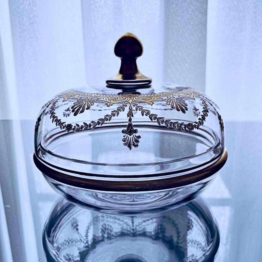 金彩のオールドバカラBaccarat*美しいグラヴュールのボンボ 金彩のオールドバカラBaccarat*美しいグラヴュールのボンボ