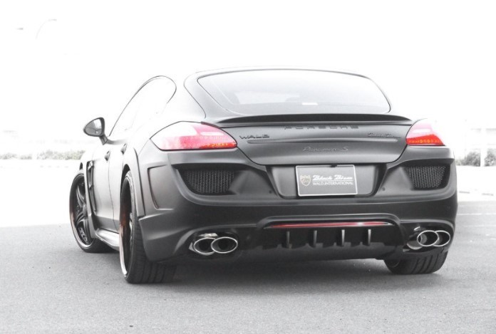 【WALD Sports -Line BlackBison-Edtion】  Porsche  09y~14y ... 970  бок   порог   черный ...  обвес    бок    спойлер 