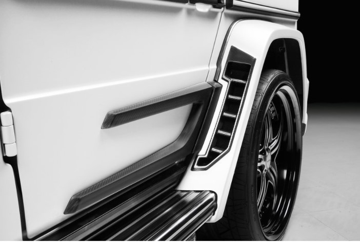 【WALD BlackBison Edtion】 Mercedes-Benz W463 ゲレンデ FRP製 フル エアロ 4点キット ブラックバイソン ベンツ バルド ヴァルド_画像8