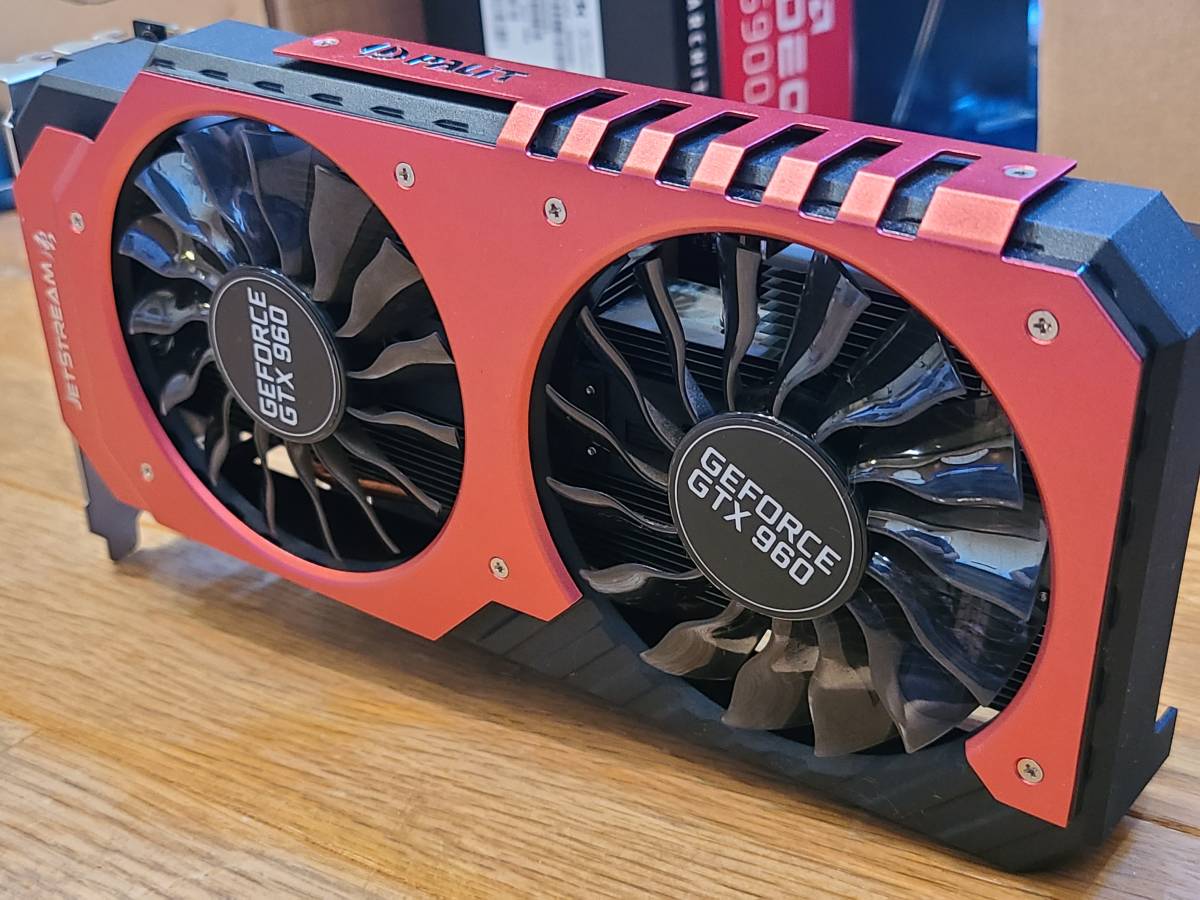 中古 palit GEFORCE GTX960 JETSTREAM風 4GB GDDR5 ビデオカード 中古 palit GEFORCE GTX960 JETSTREAM風 4GB GDDR5 ビデオカード