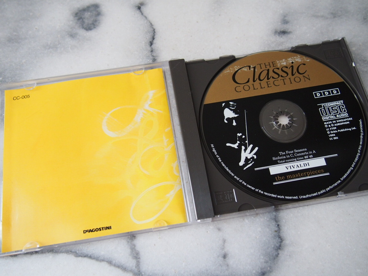 CD★音楽★クラシック★協奏曲★THE Classic COLLECTION ヴィヴァルディ バロック音楽の饗宴★1994年_画像2