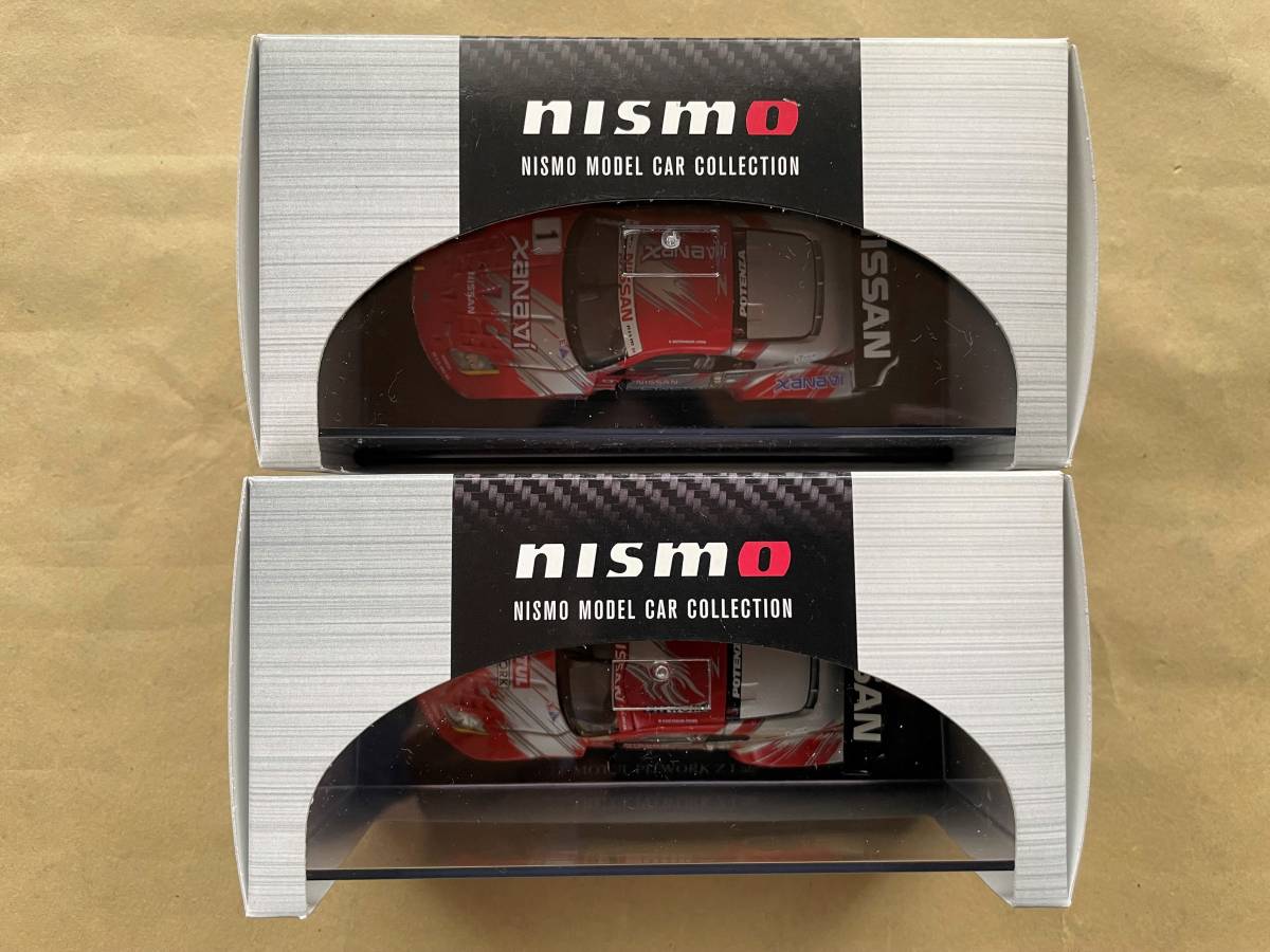 EBBRO nismo 2004 JGTC NISSAN フェアレディＺ 2台セット NISMO MODEL CAR COLLECTION ニスモモデルカーコレクションエブロ xanavi MOTUL_画像2