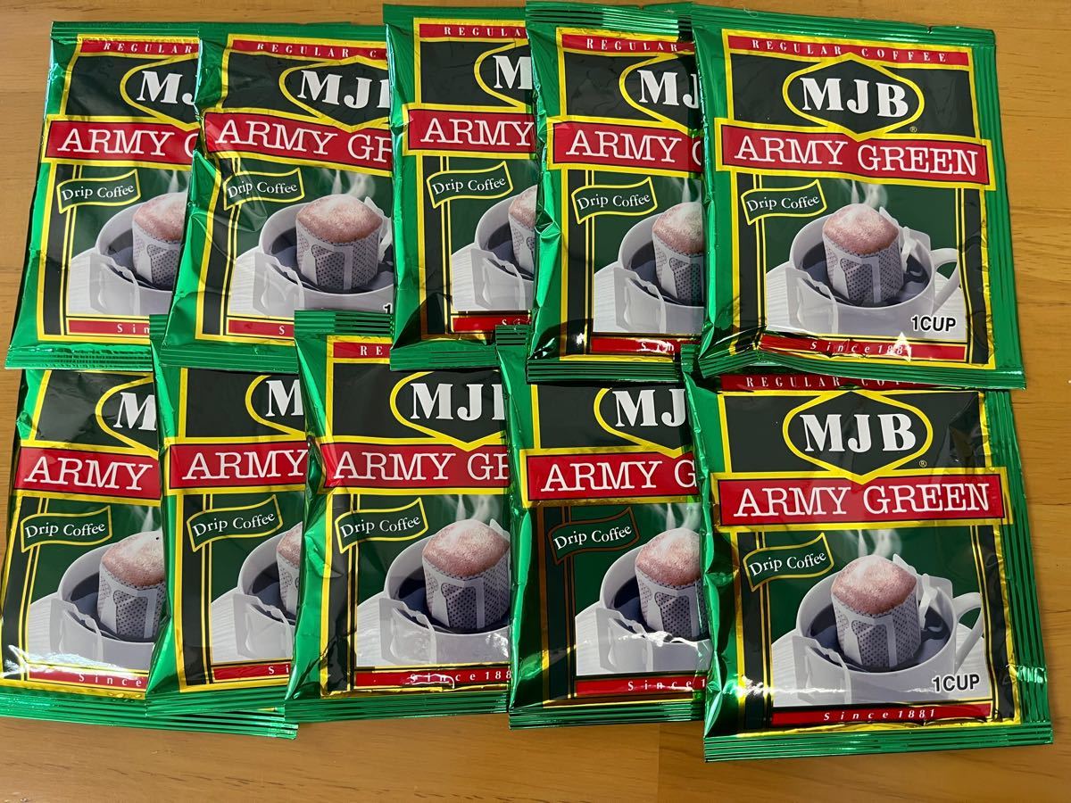 MJB ARMY GREEN COFFEE アーミーグリーン　コーヒー　10包