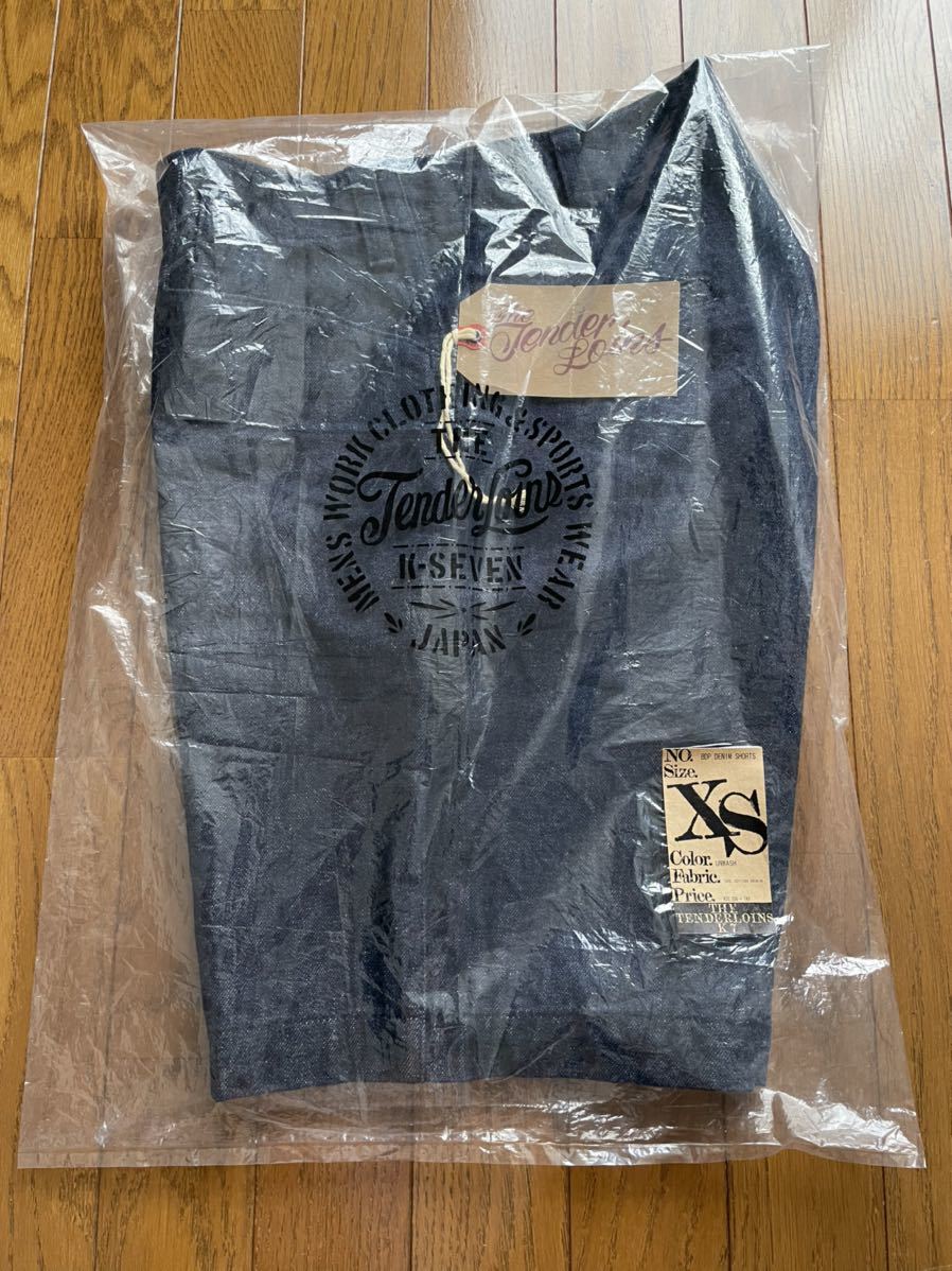 送料込み】テンダーロインBDP DENIM SHORTS INDIGO UNWASH XSサイズ