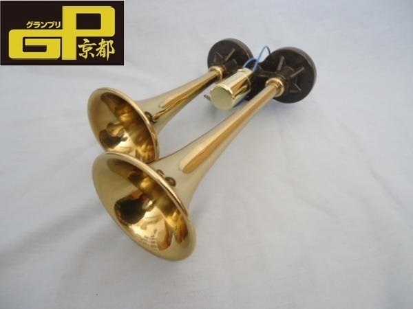 24v D type yan key air horn brass D412-24 day . made with guarantee for truck goods air horn 