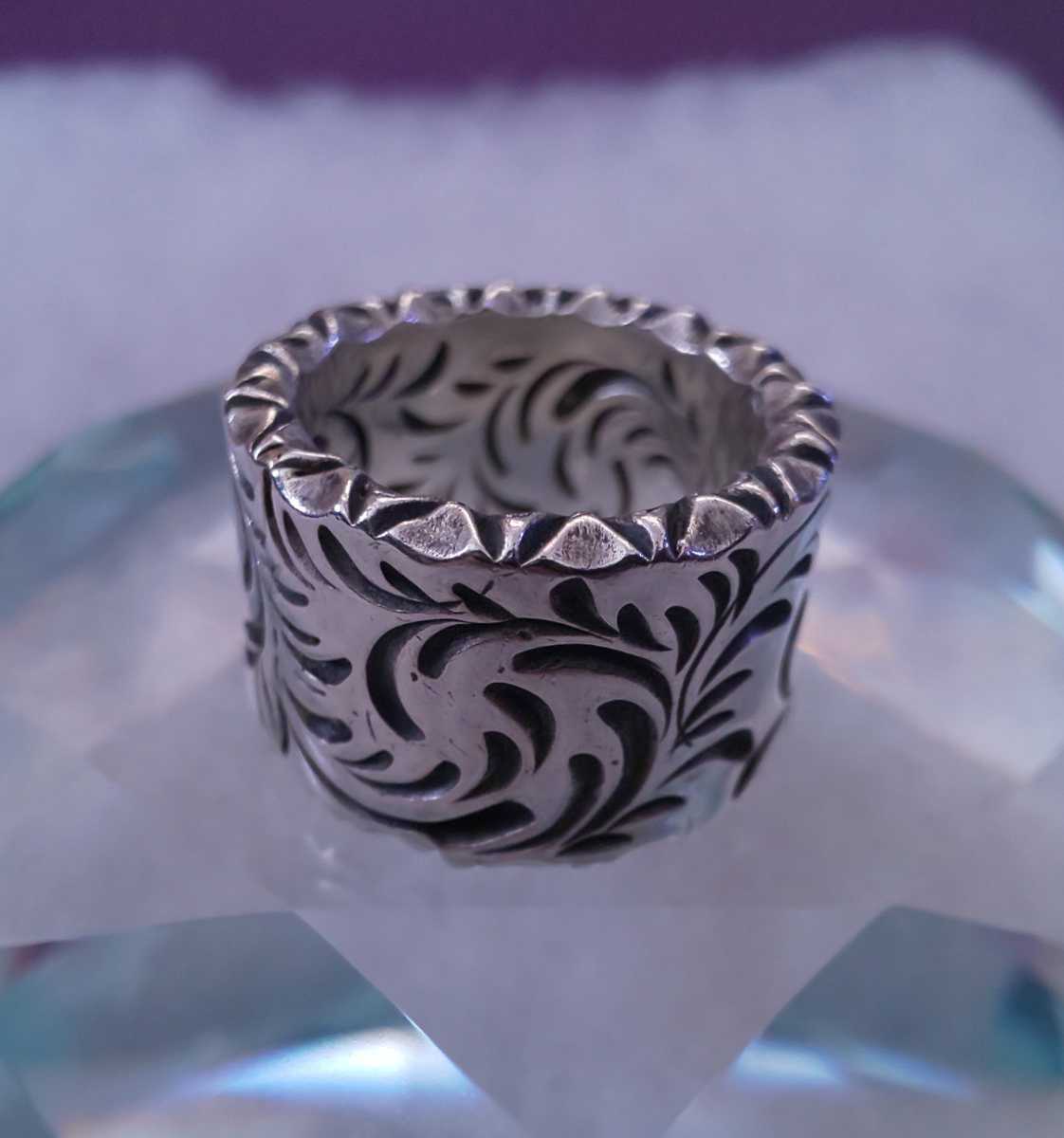 Nautilus Art jewelry. -слойный толщина дизайн Tang . узор кольцо.used прекрасный товар стандартный товар 