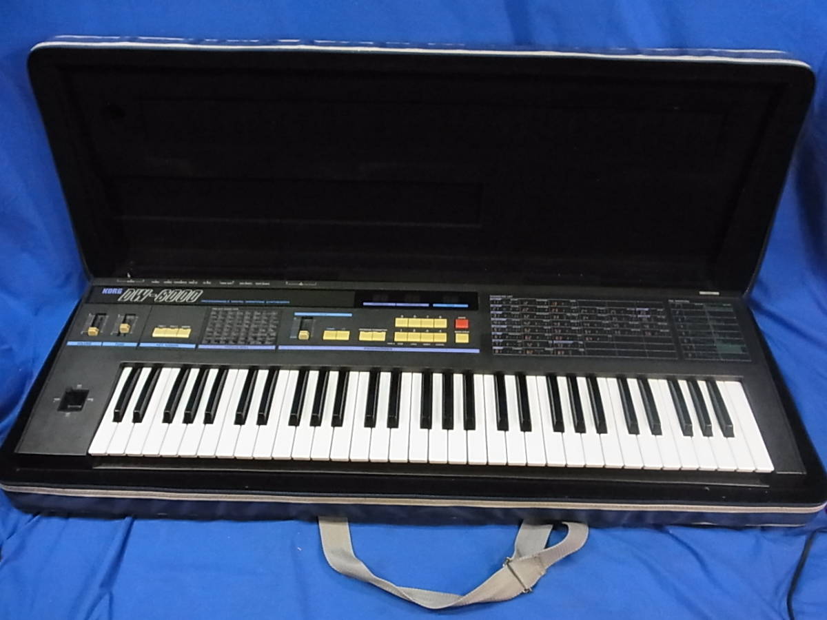 シンセサイザー コルグ アナログ 希少 61鍵キーボード ケース付き Dw 6000 101 100円 Korg Lespetitesfolieshome Com