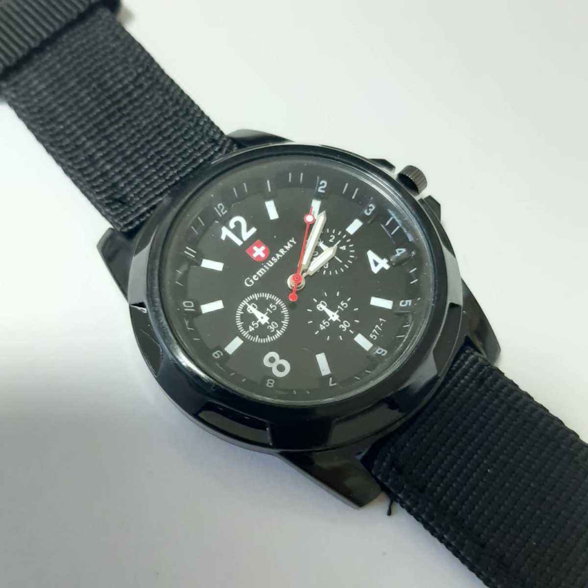 新品 腕時計 軍事モデル 黒　2
