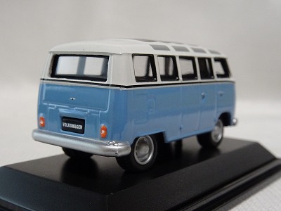 VOLKSWAGEN SAMBA VAN литье под давлением 1/72 миникар коллекция REAL-X модель серии часть 6 не использовался 