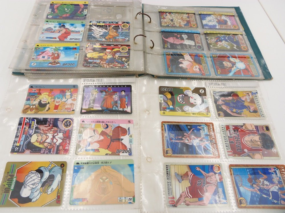 カードダス まとめて ドラゴンボール スラムダンク SDガンダム外伝 幽遊白書 など 詳細不明 傷みあり 中古品 値下げする商品 カードダス ドラゴンボール 幽遊白書 ガンダム スラムダンク ドラゴンボール