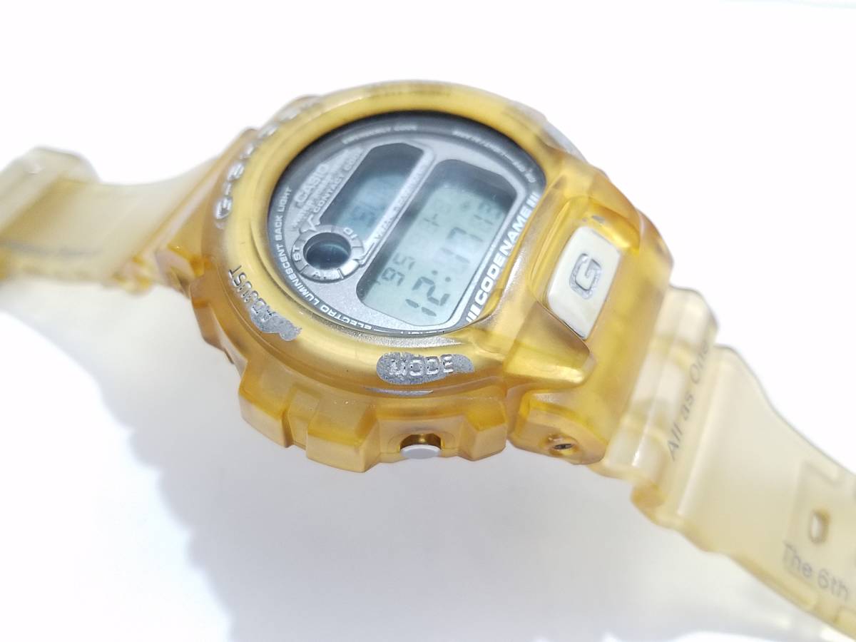  стоимость доставки 460 иен ~ Casio no. 6 раз международный дельфин * кит собрание G-SHOCK DW-6910K-8BT Alba колено серый Divers часы каркас CASIO il kji