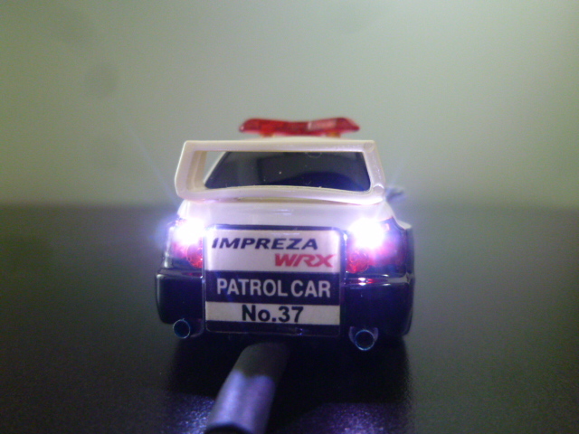  Choro Q Subaru Impreza WRX patrol car ( dummy security & ilmi, full )