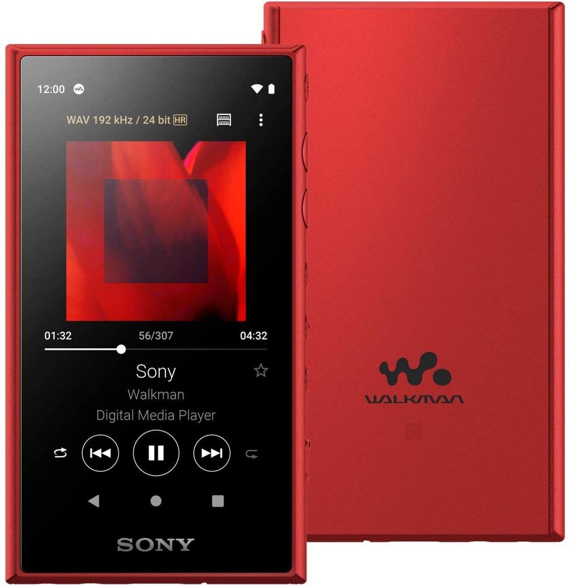 新品 SONY ウォークマン NW-A105 (R) [16GB レッド](イヤホン別売